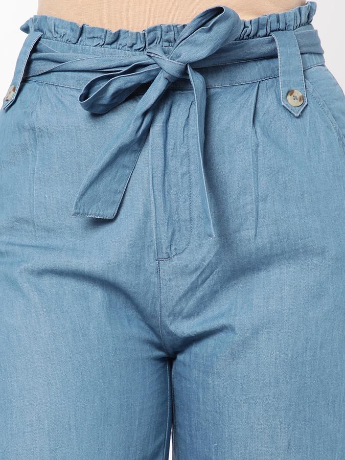 R&B Blue Women Pants & Trousers image number 3