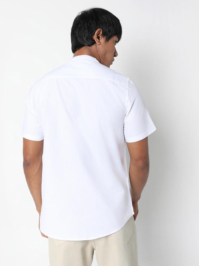 R&B Men's Solid Casual Shirt image number 3