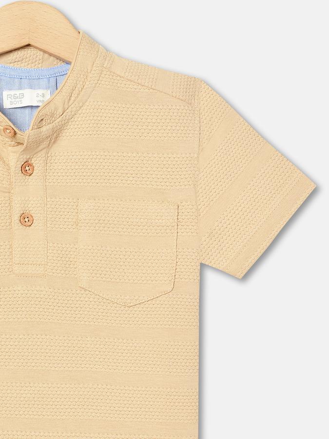 R&B Boys Beige T-Shirts image number 2