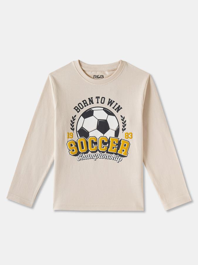 R&B BOYS PRINTED REGULAR GRAPHIC TEE
