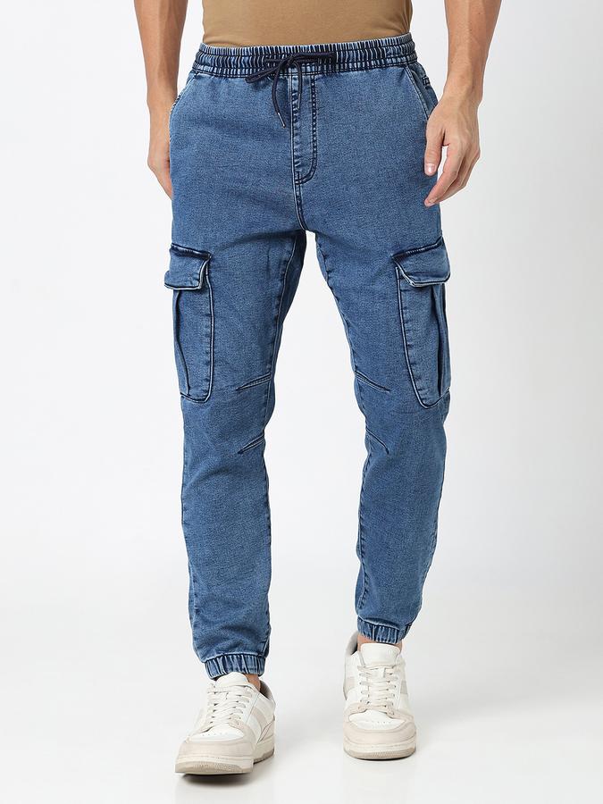 Men Solid Jeans image number 1
