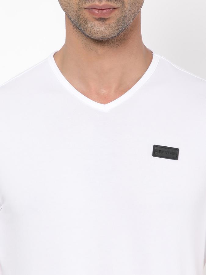 R&B Men White T-Shirt image number 3