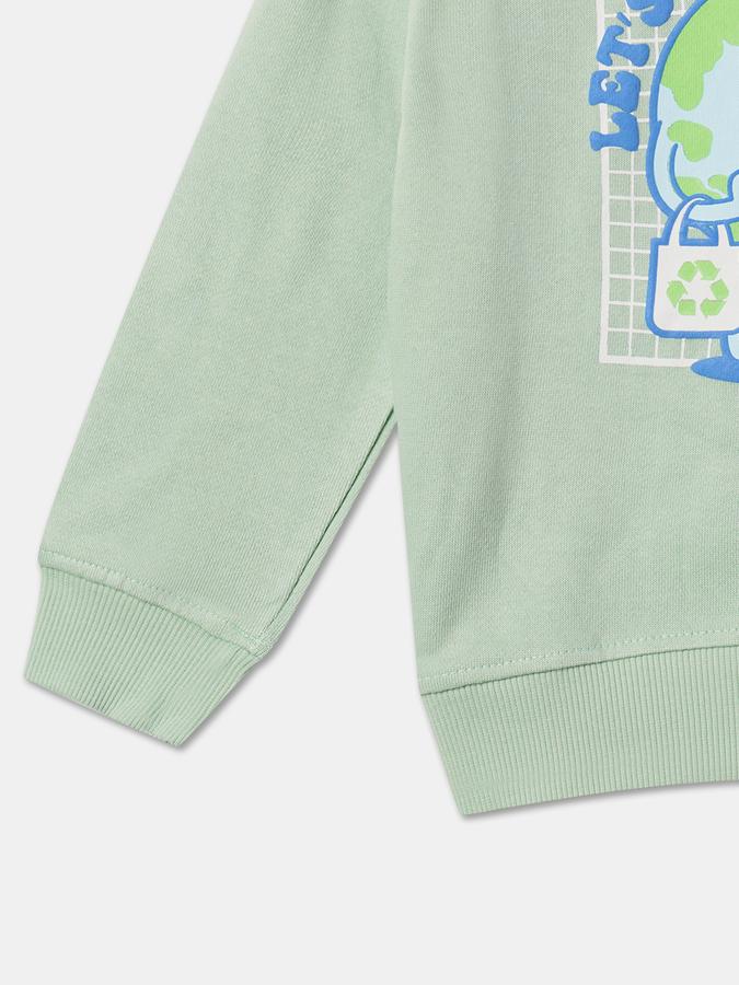 R&B Boys Green Sweatshirt image number 3