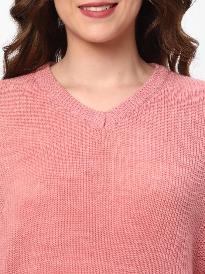 Women Round-Neck Pullover image number 3