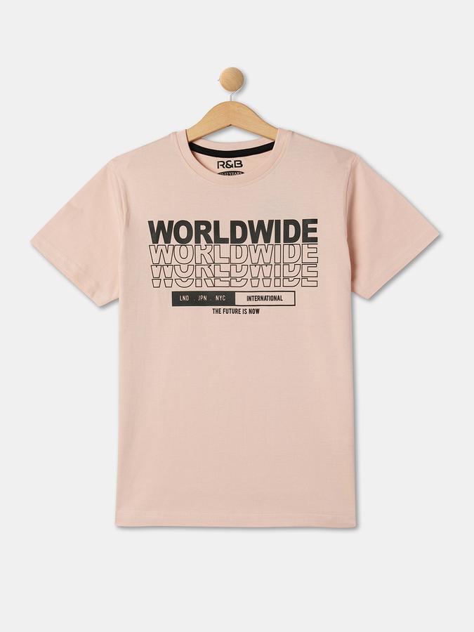 R&B Boys Beige T-Shirts