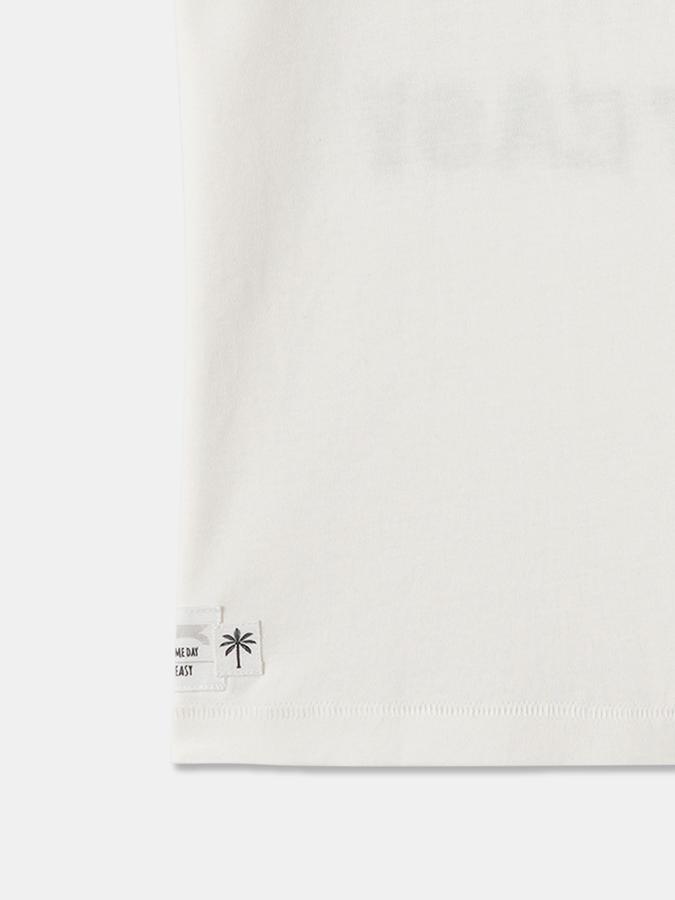 R&B Boys' Ivory Printed T-Shirt
