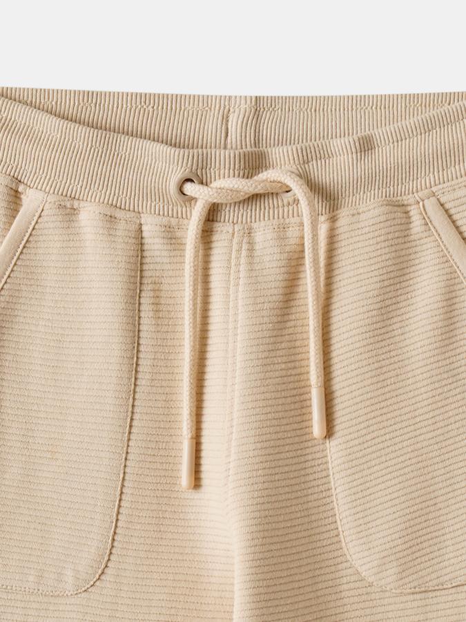 Boys Cotton Regular Fit Drawstring Waist Solid Joggers