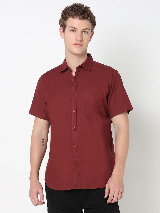 R&B MENS Long sleeves Casual Solid SHIRT