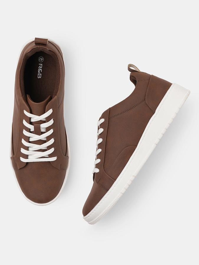 R&B Men Brown Casual Shoes image number 0