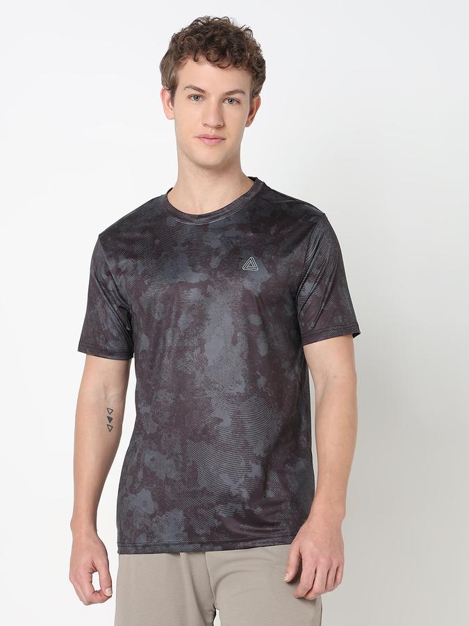 R&B MENS ACTIVE All over PrintedTEE image number 1