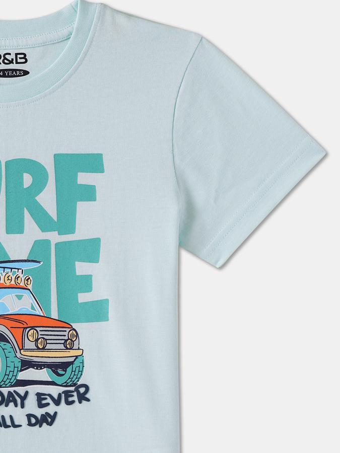 Boys Regular Fit Short Sleeve Crew Neck T-Shirt