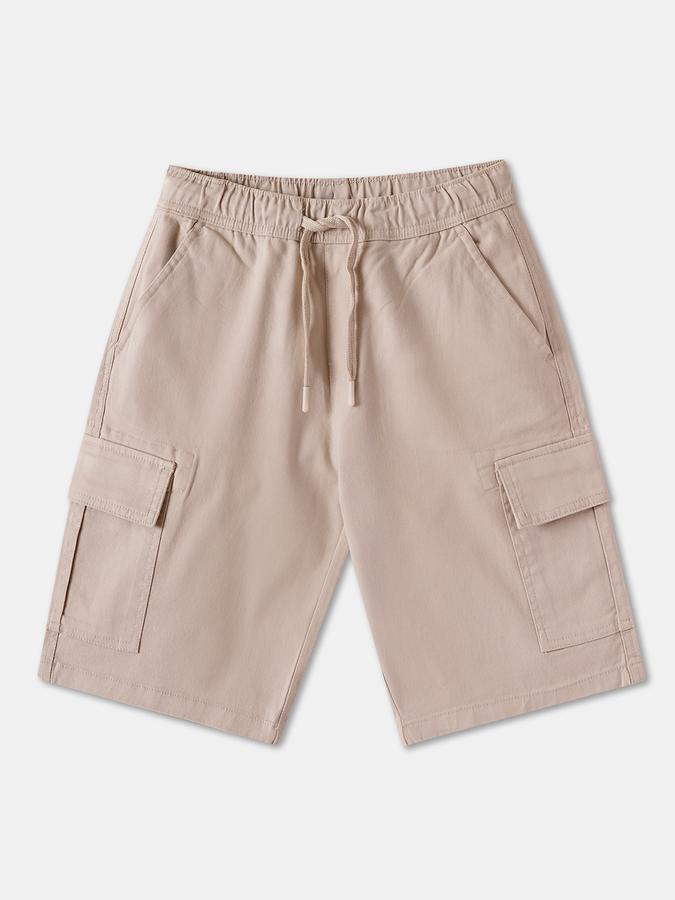 R&B Short For Boys Casual Solid Pure Cotton 