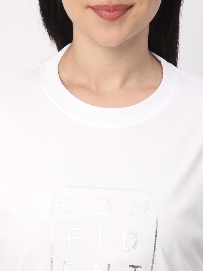 Printed Women Round Neck T-Shirt image number 3