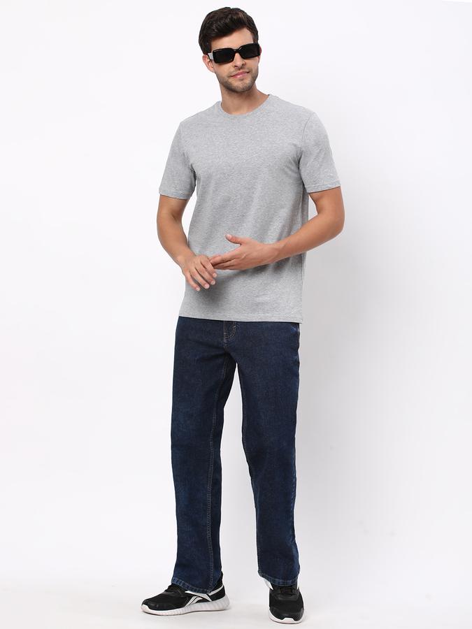 Men Crew-Neck T-Shirt with Short Sleeves image number 1
