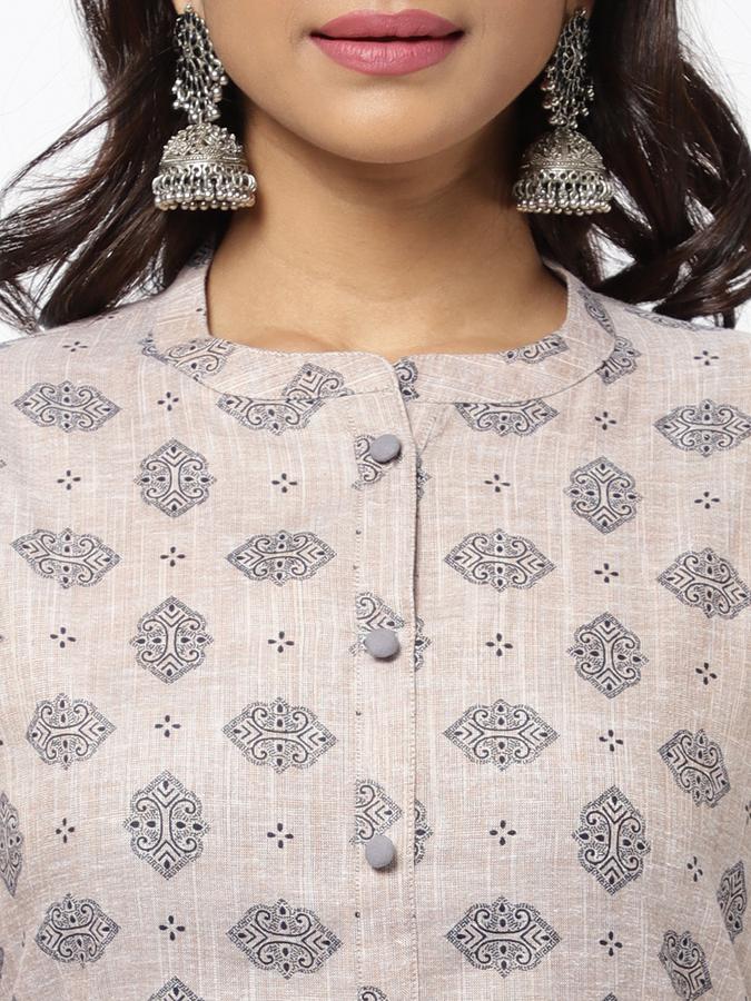 R&B Grey Women Kurtas image number 3