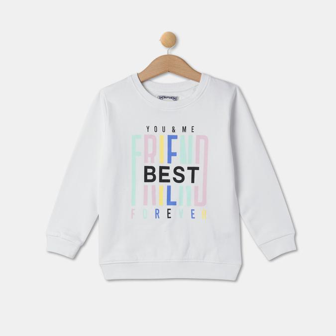 R&B Girl's Round Neck Sweat Top