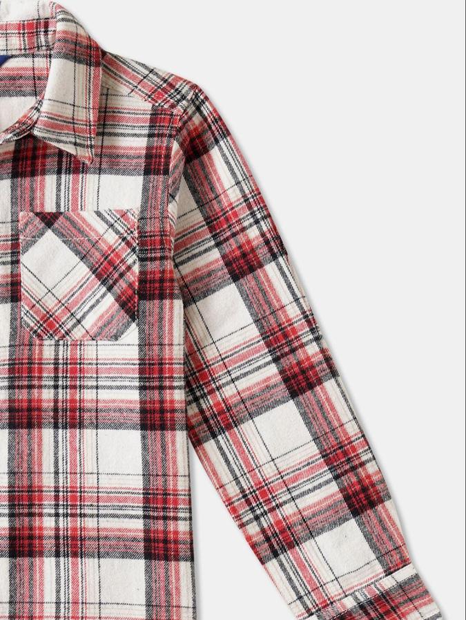 R&B Boys Multicolor Long Sleeves Checked Shirt