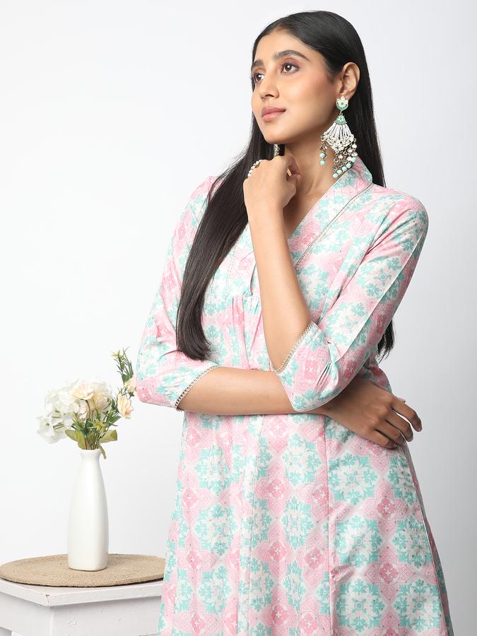 Women Printed A-line Kurta image number 0