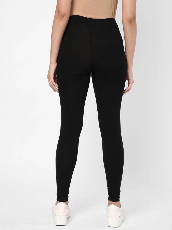 R&B Women Black Leggings image number 2