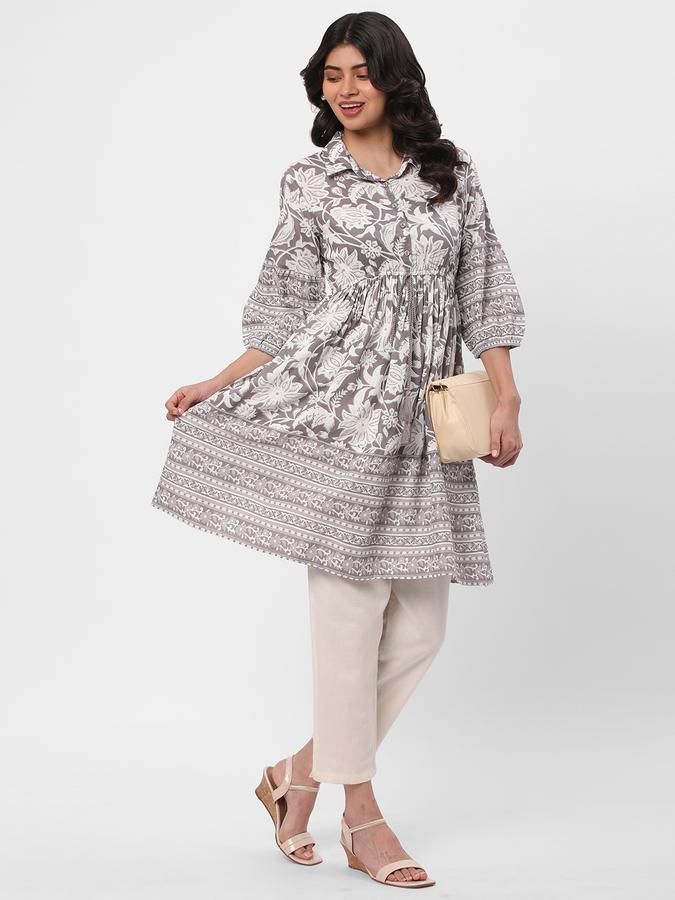 Women Floral Print A-Line Kurta data-index=