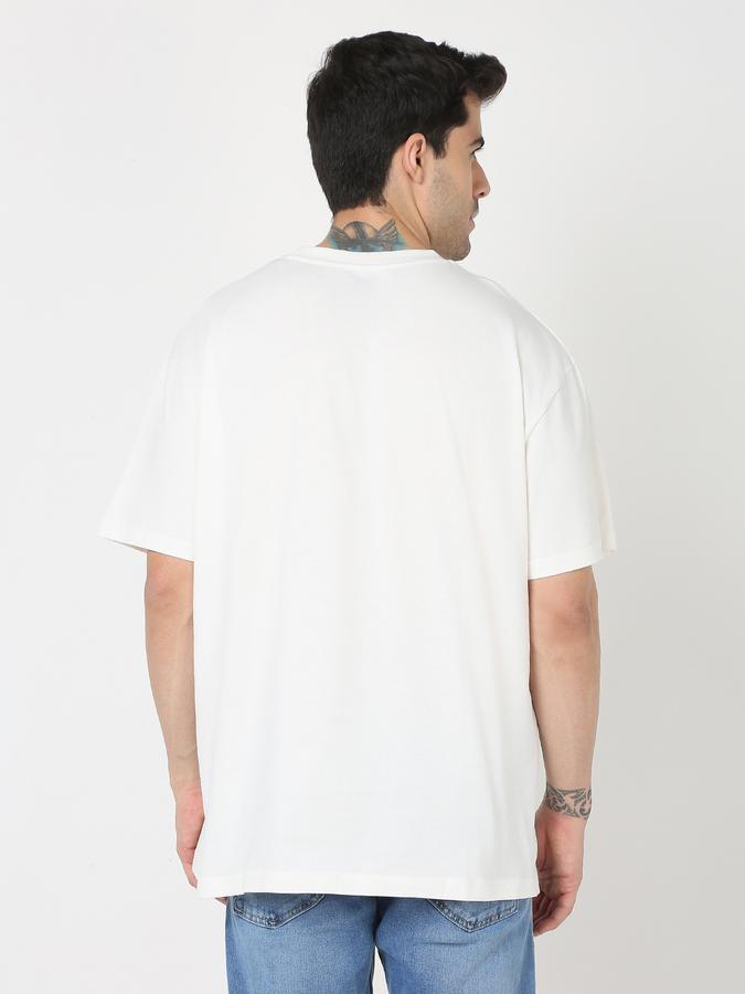 Men Oversized Crew-Neck T-Shirt image number 3