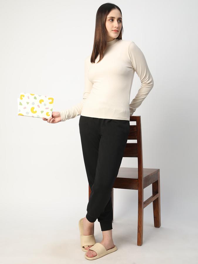 Solid Women High Neck T-Shirt image number 1