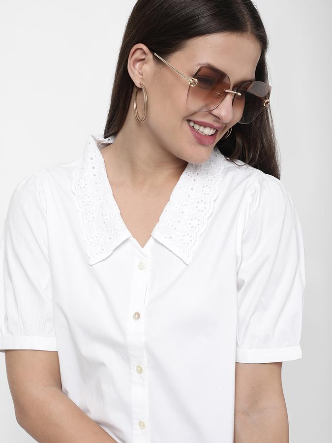 R&B Women's Shciffly Collar Top