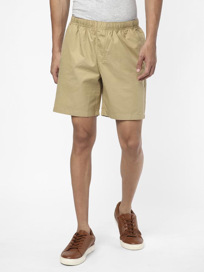 R&B Men Khaki Shorts image number 0