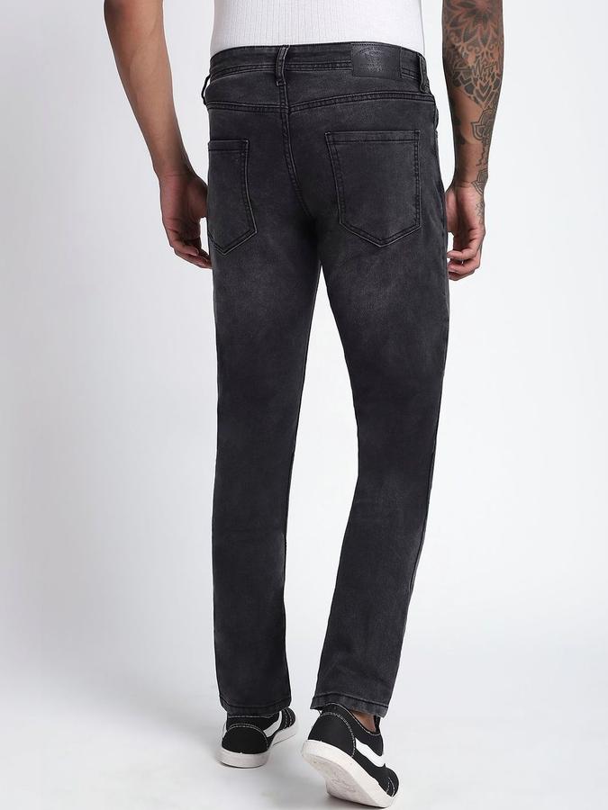 R&B Men Grey Slim Fit Mid-Rise Jeans