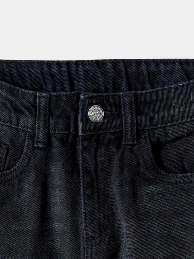 Girls Cotton Straight Fit Mid Rise Plain Jeans