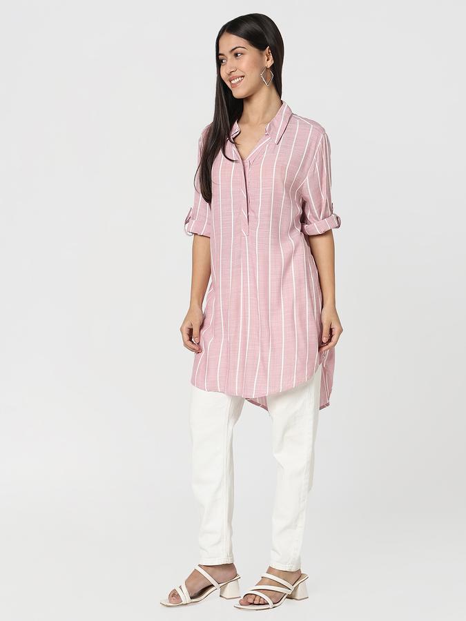 Casual Striped Women Top image number 2