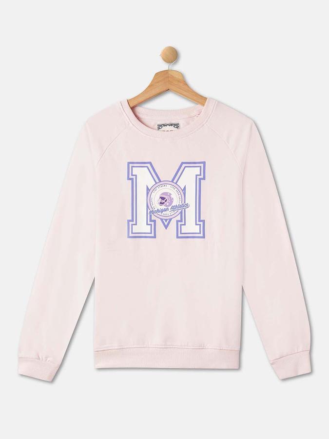 R&B Girls Pink Graphic Print Pure Cotton T-Shirt With Trousers