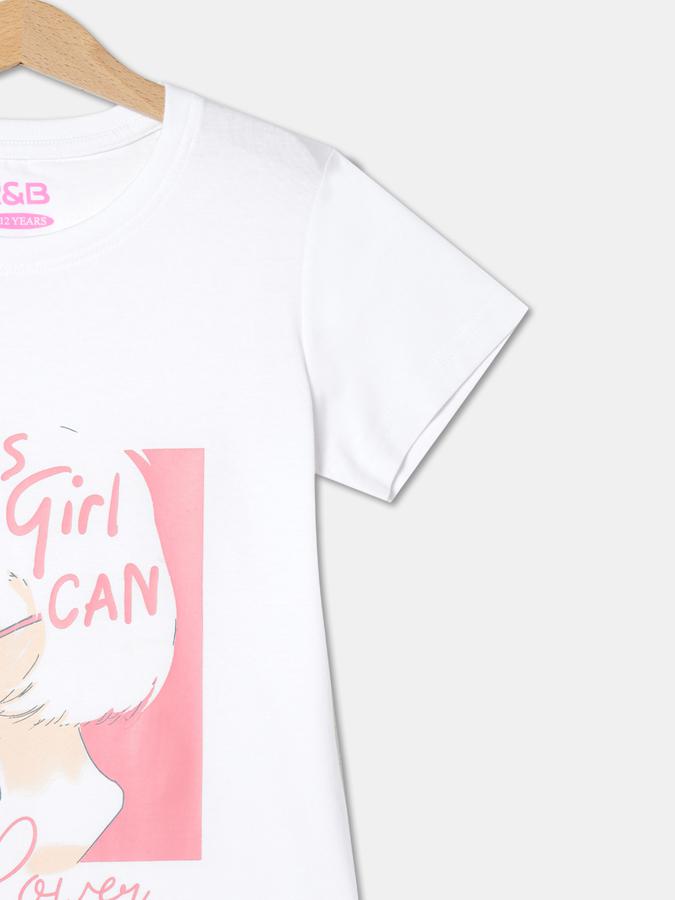 R&B Girl's Round Neck Graphic Tee image number 2