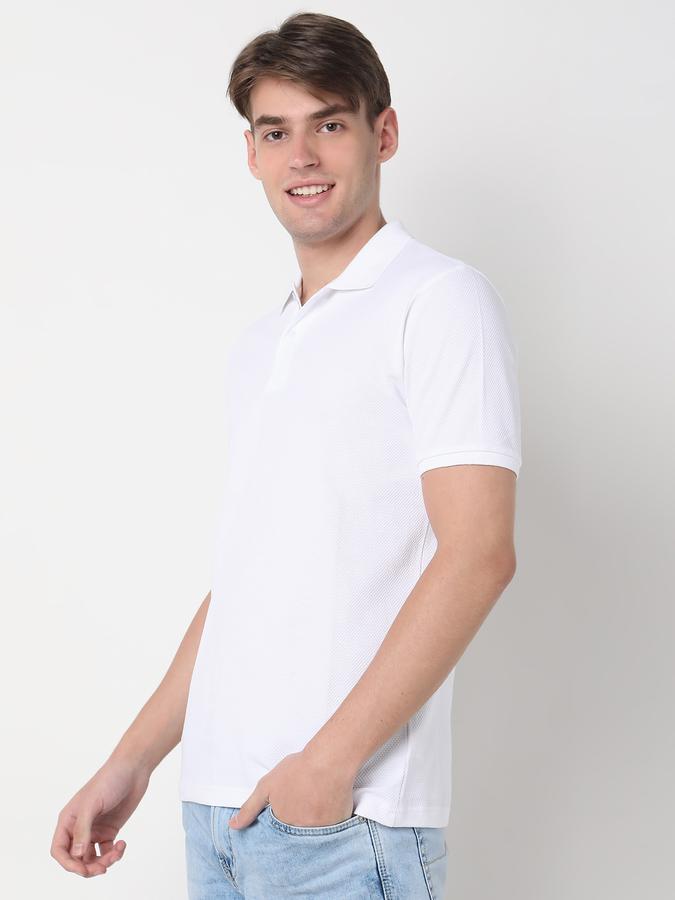 Men Regular Fit Cotton Polo T-Shirt image number 1