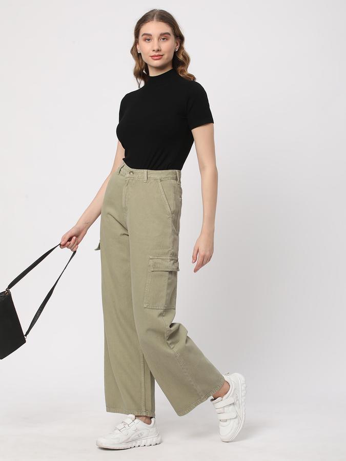 Women High-Rise Wide Leg Jeans image number 1