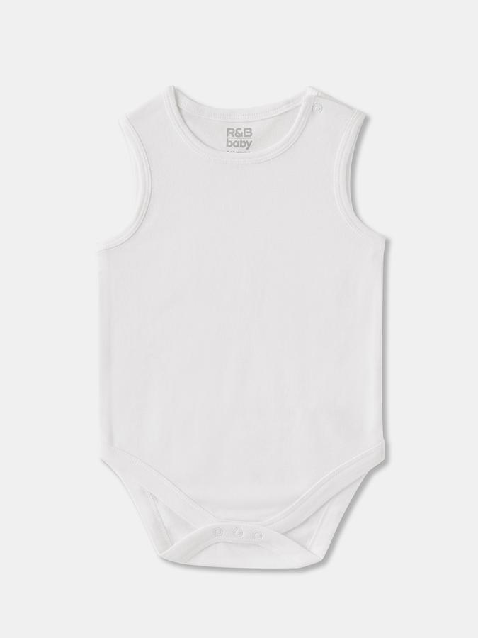 Romper For Baby Boys Solid Pure Cotton image number 2