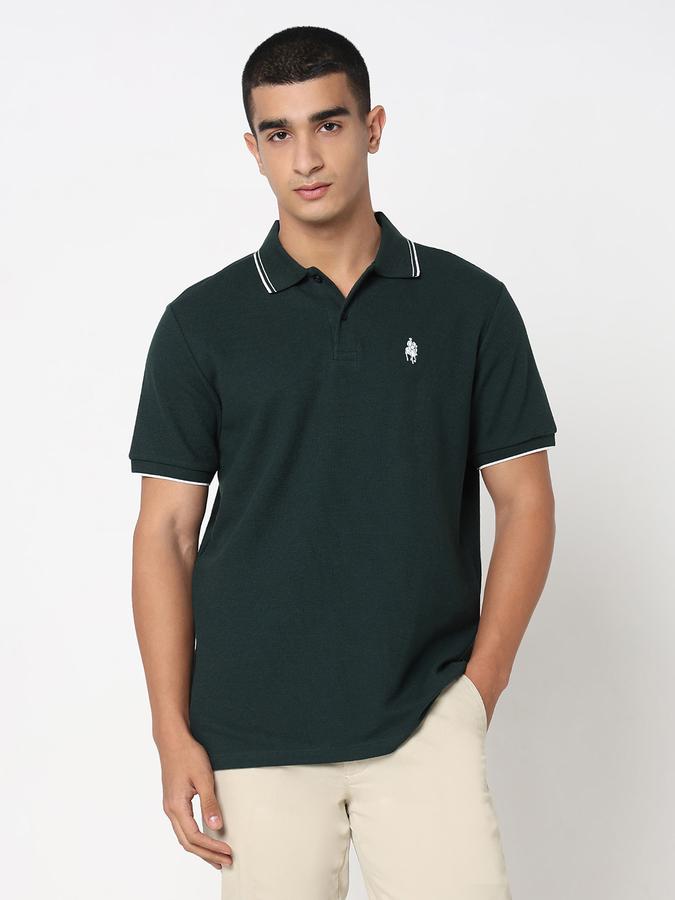 MENS TEXTURE POLO image number 1