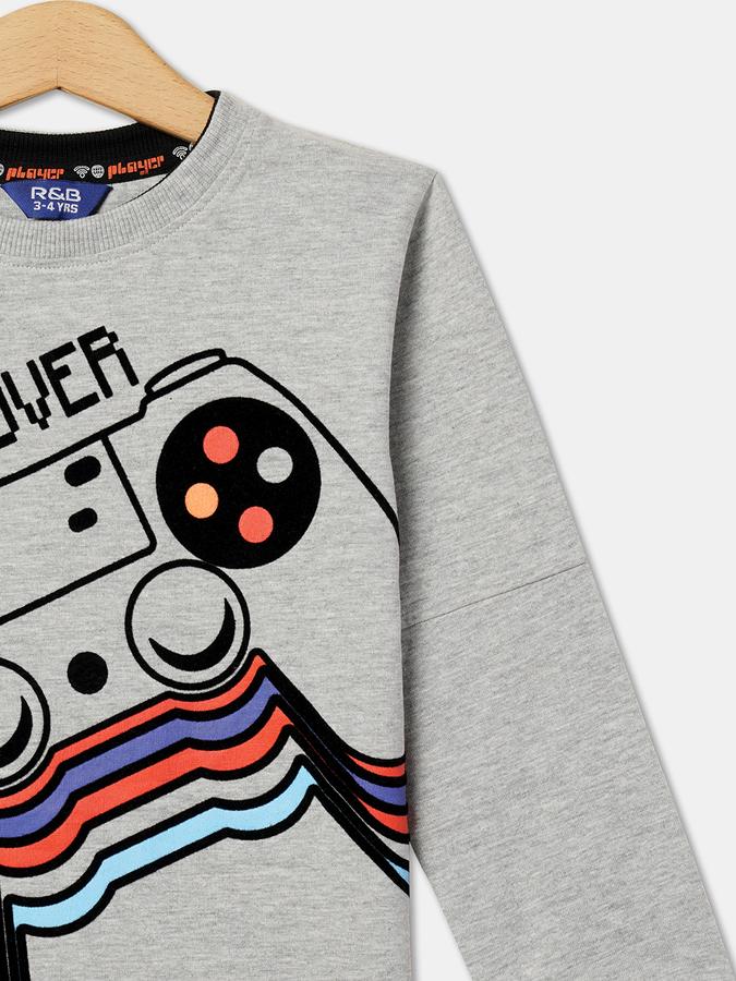 R&B Boys Grey T-Shirts image number 2