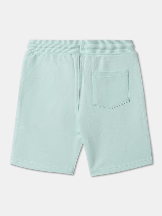 Boys Cotton Regular Fit Pull-On Clean Hem Shorts