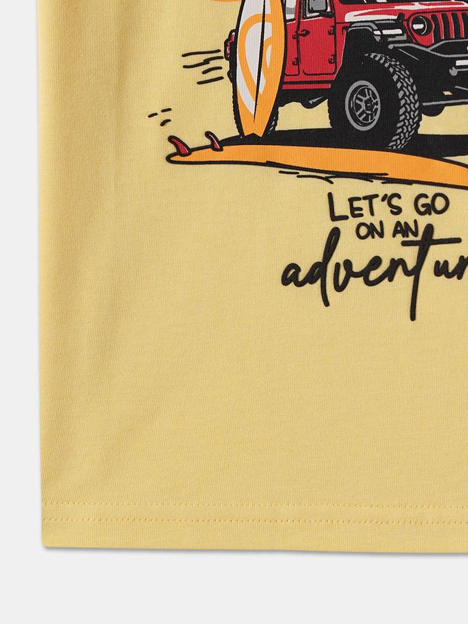 Boys Regular Fit Short Sleeve Crew Neck T-Shirt