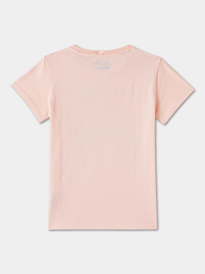 Printed T-Shirt with Crew Neck and Short Sleeves image number 1