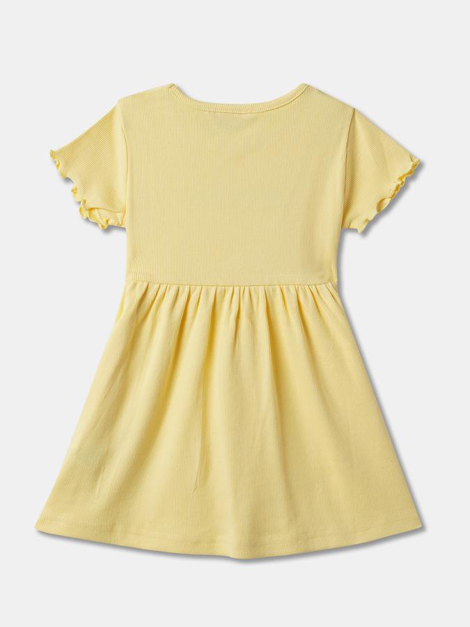 Women Ribbed A-Line Dress image number 1