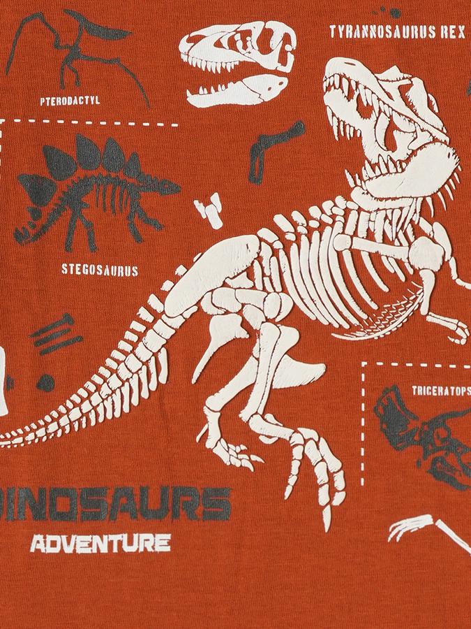 Boys Cotton Regular Fit Crew Neck Graphic T-shirt