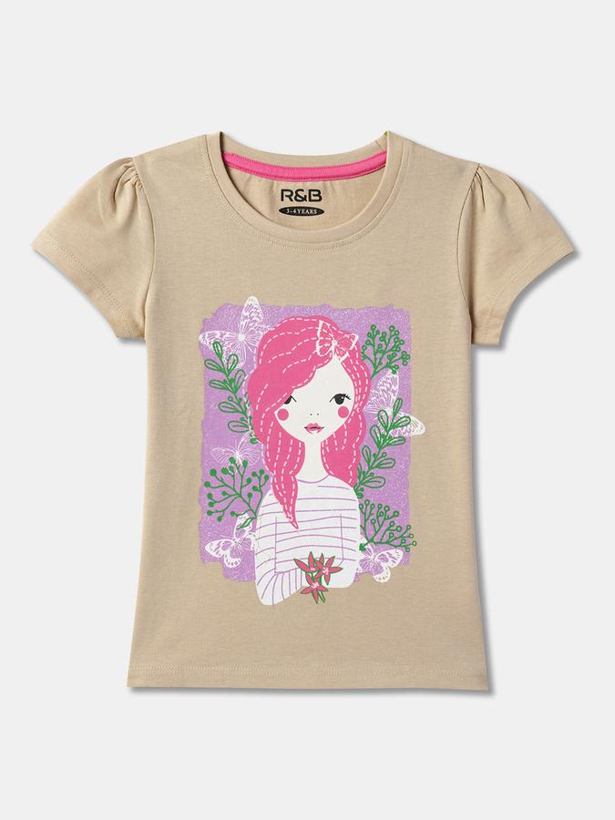 Girls Graphic Regular Fit T-Shirt