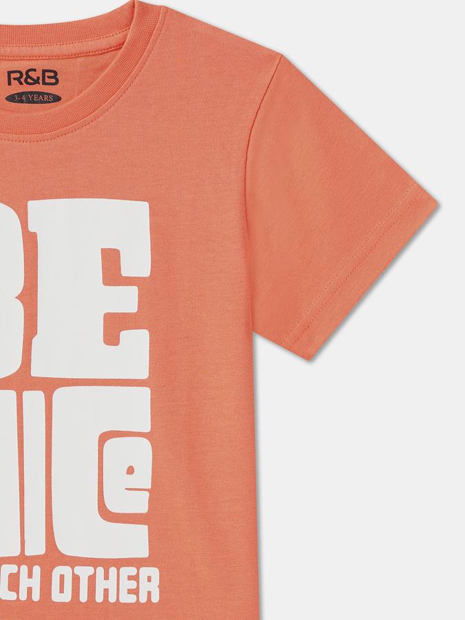 Boys Regular Fit Short Sleeve Crew Neck T-Shirt