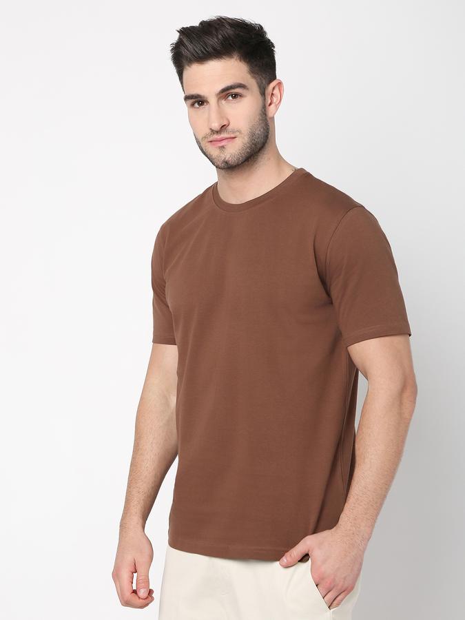 Men Regular Fit Crew-Neck T-Shirt image number 1