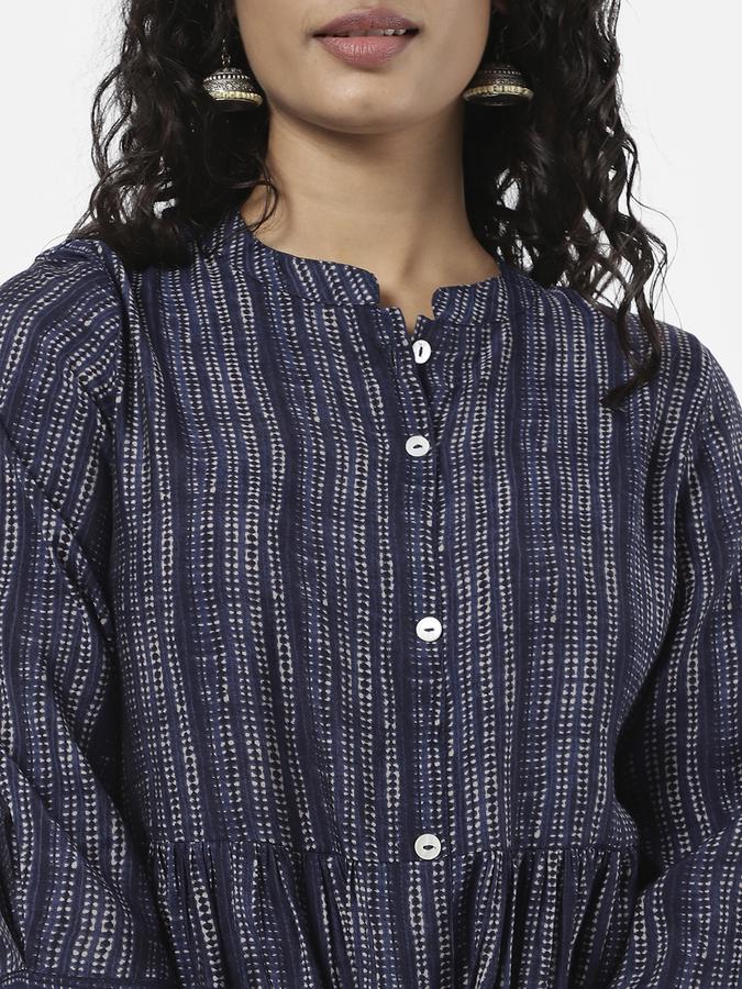 R&B Blue Women Tops & Kurtis image number 3