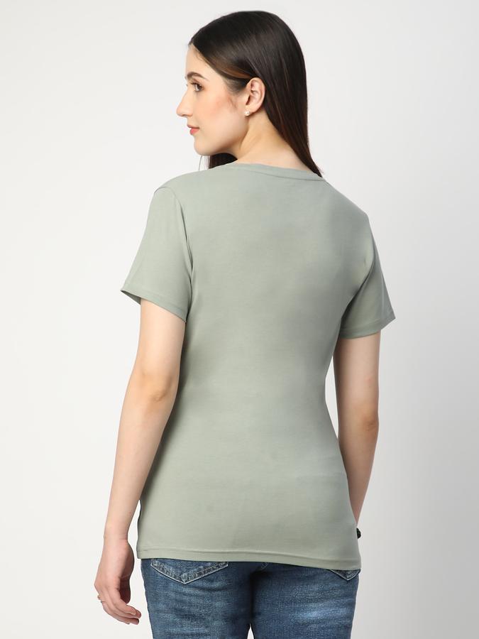 Solid Women V Neck T-Shirt data-index=