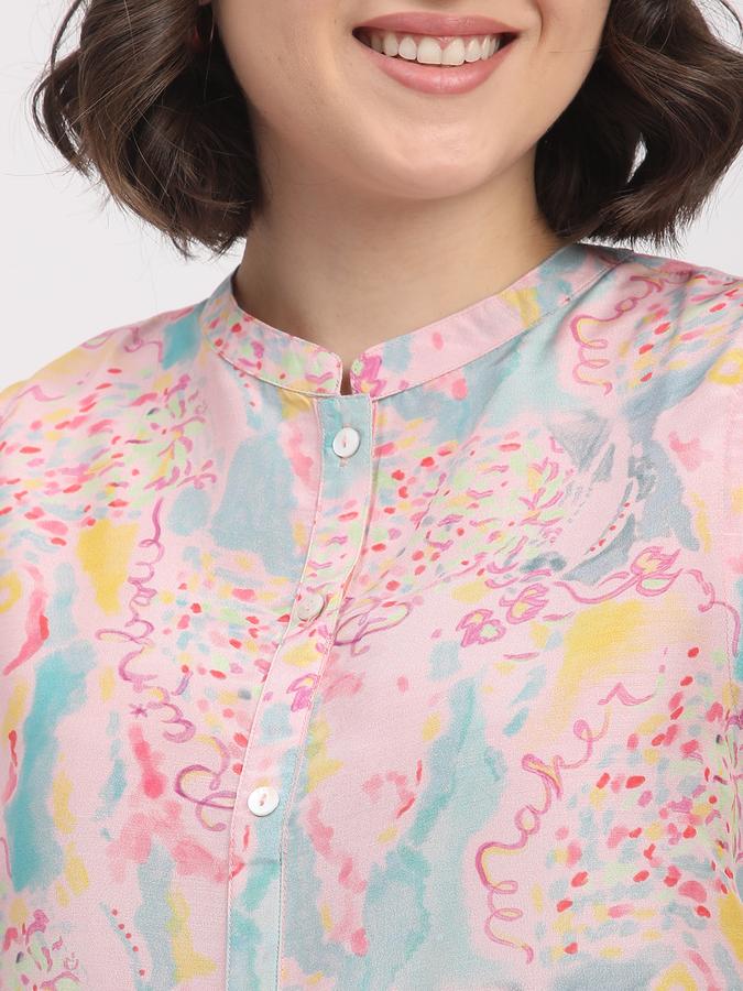 R&B Women Printed Straight Kurta image number 3