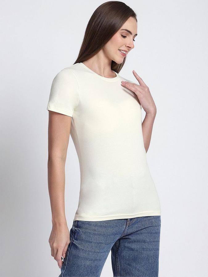 R&B Womens Banana Solid Round Neck Short Sleeves T-shirt